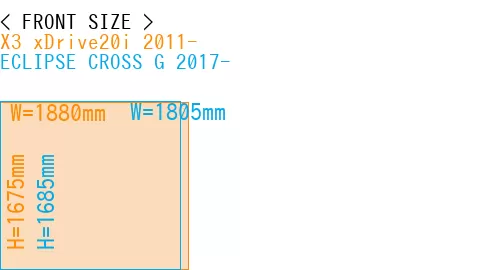 #X3 xDrive20i 2011- + ECLIPSE CROSS G 2017-